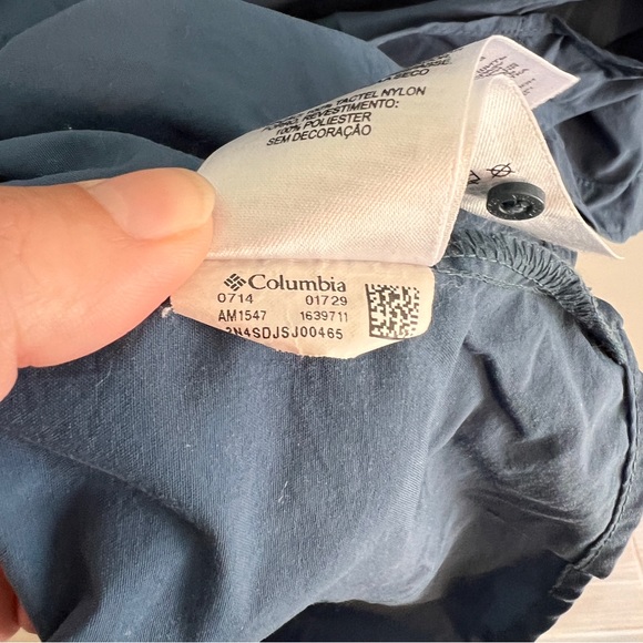 Columbia Mens Blue Button Down Shirt - Picture 6 of 9